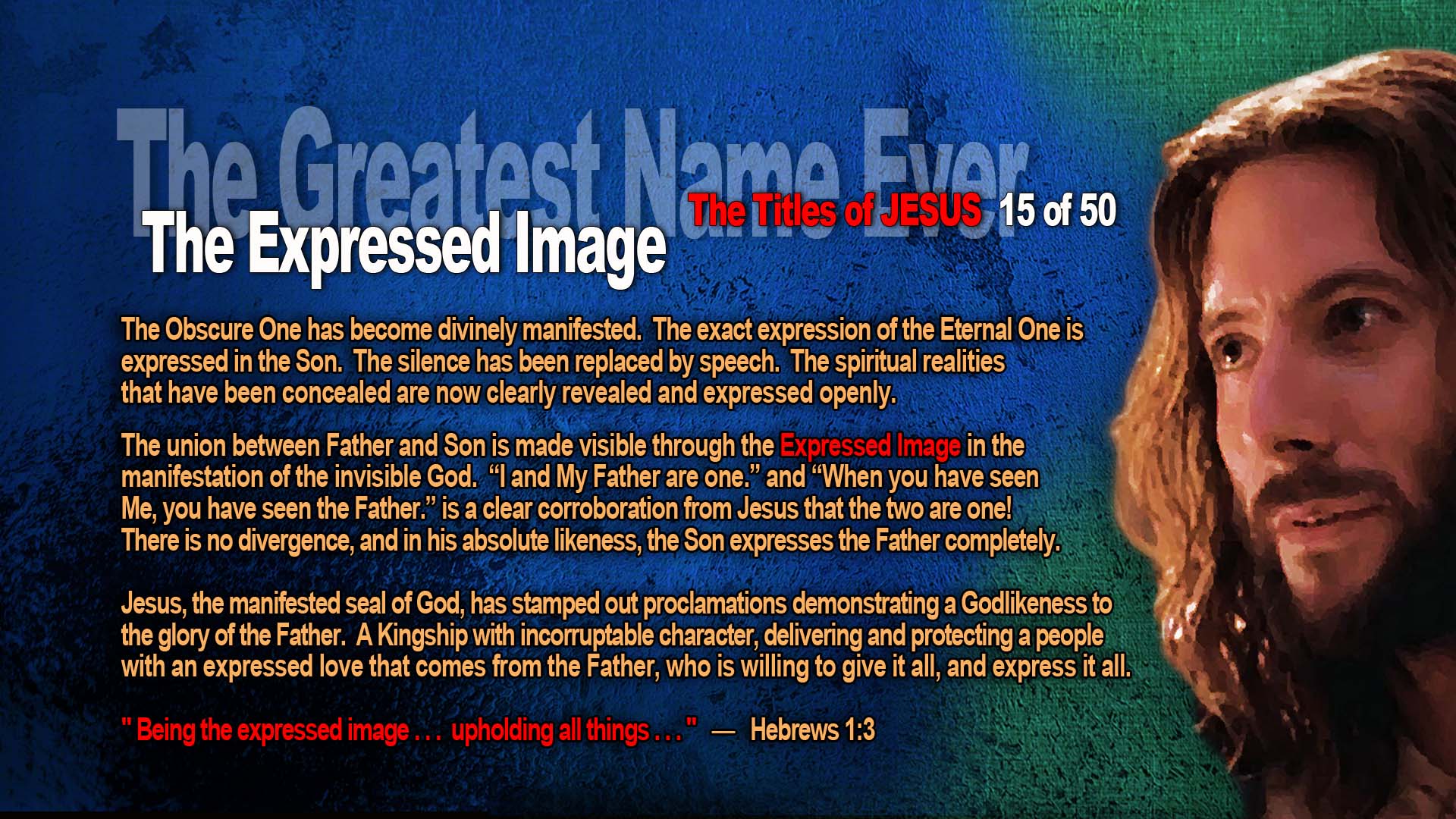 15 GreatestName Expressed