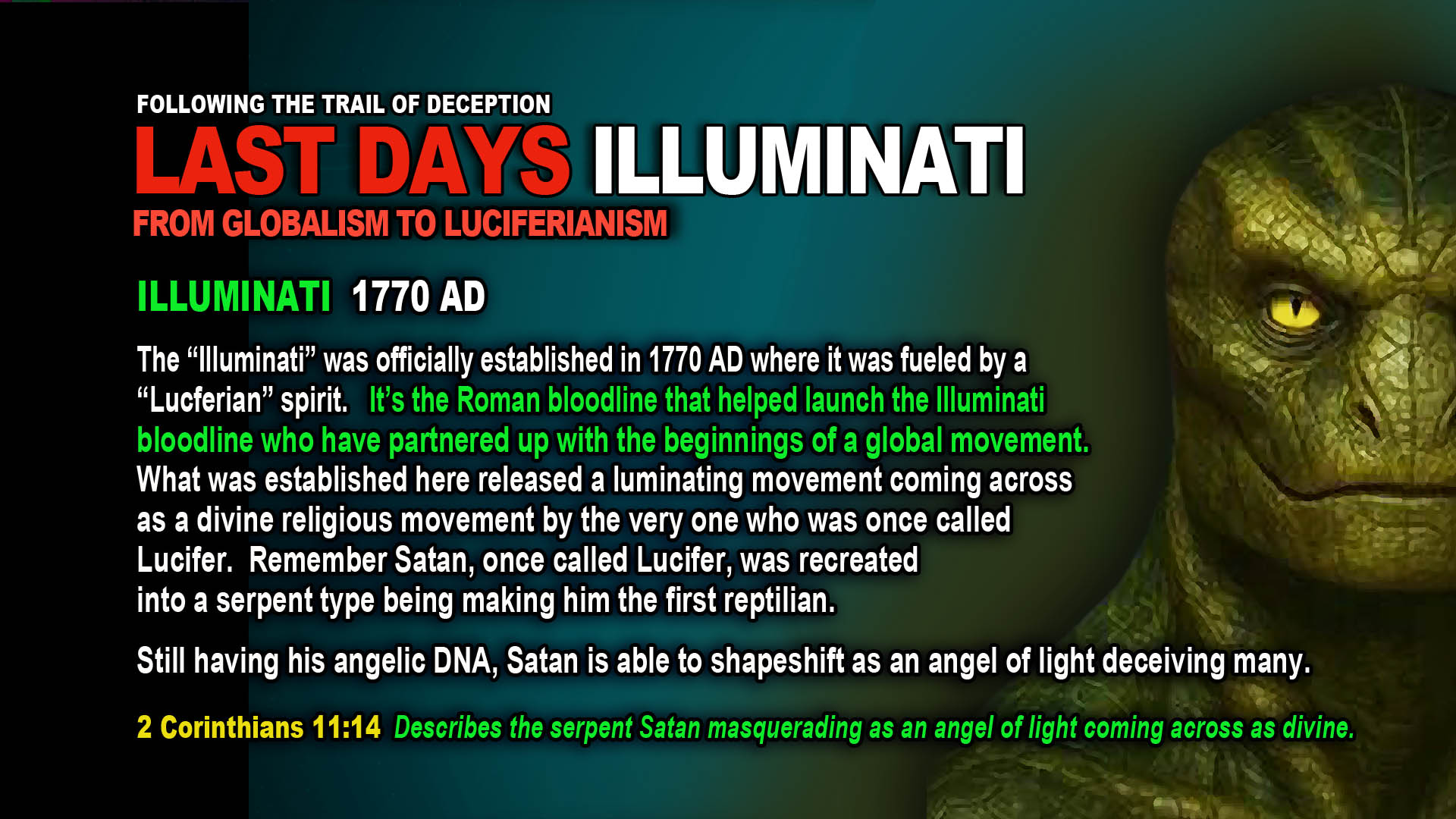 9 LastDays Luciferian