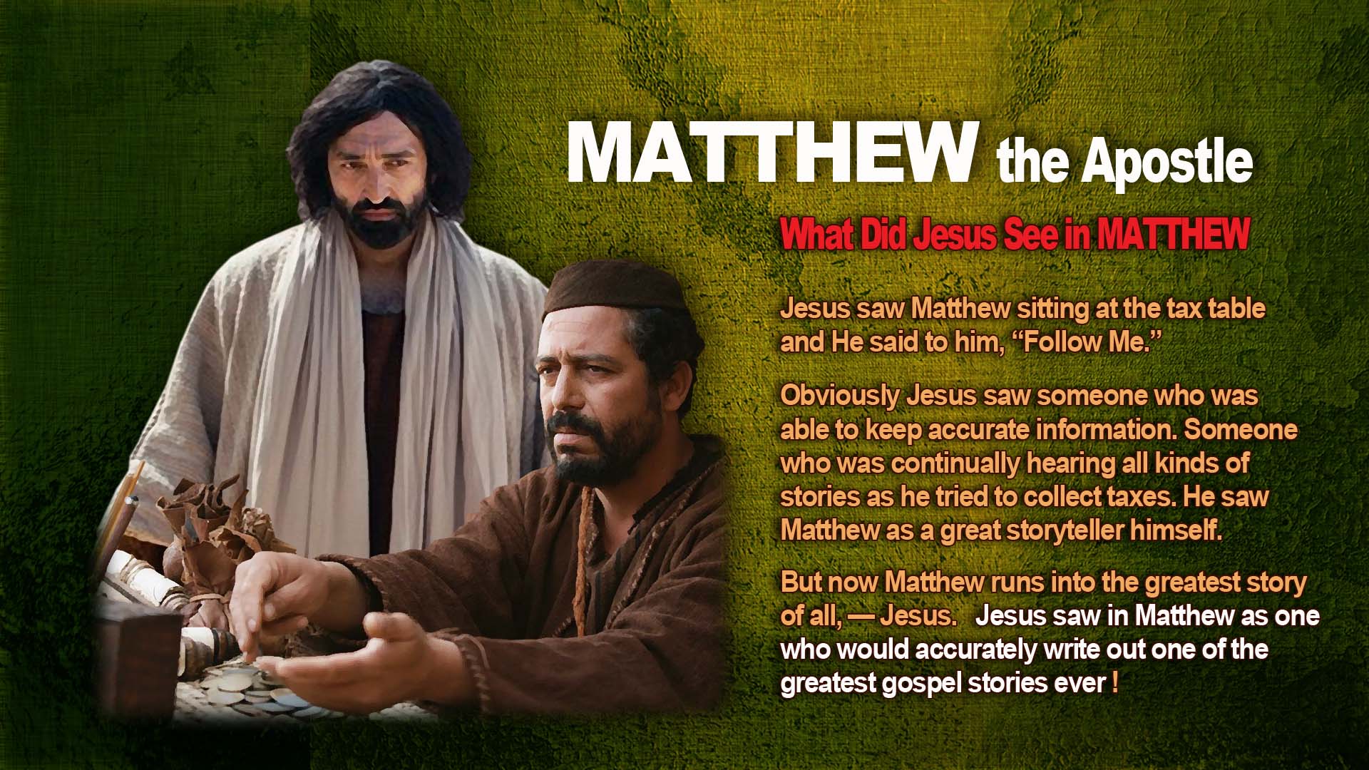 ApostleQ1MatthewJesus