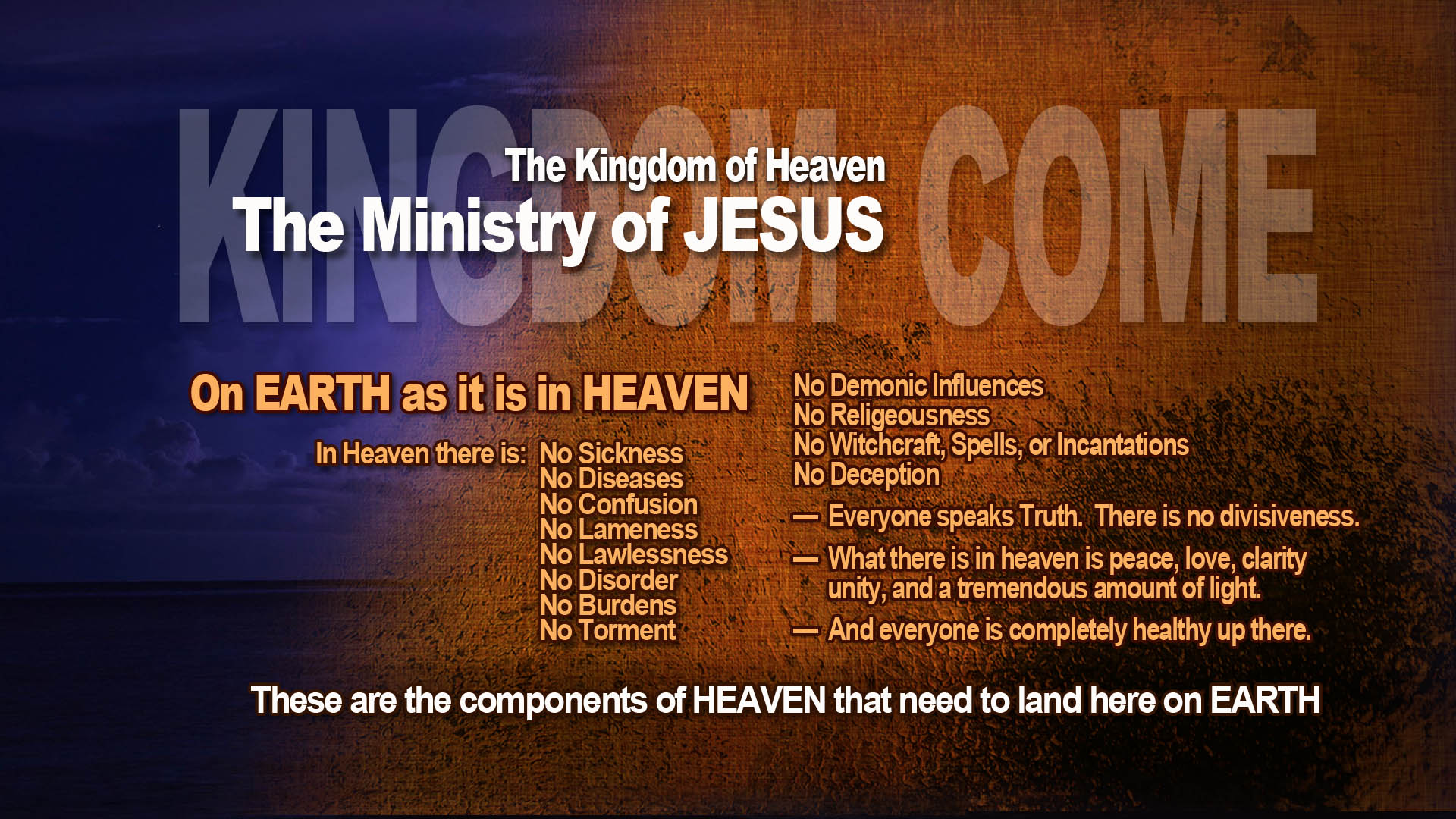 MinistryKingdomCome