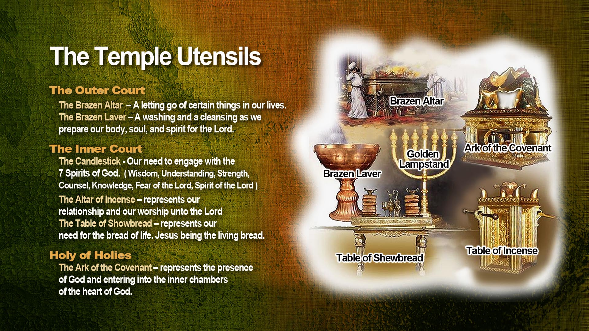 MosesTemple Utensils